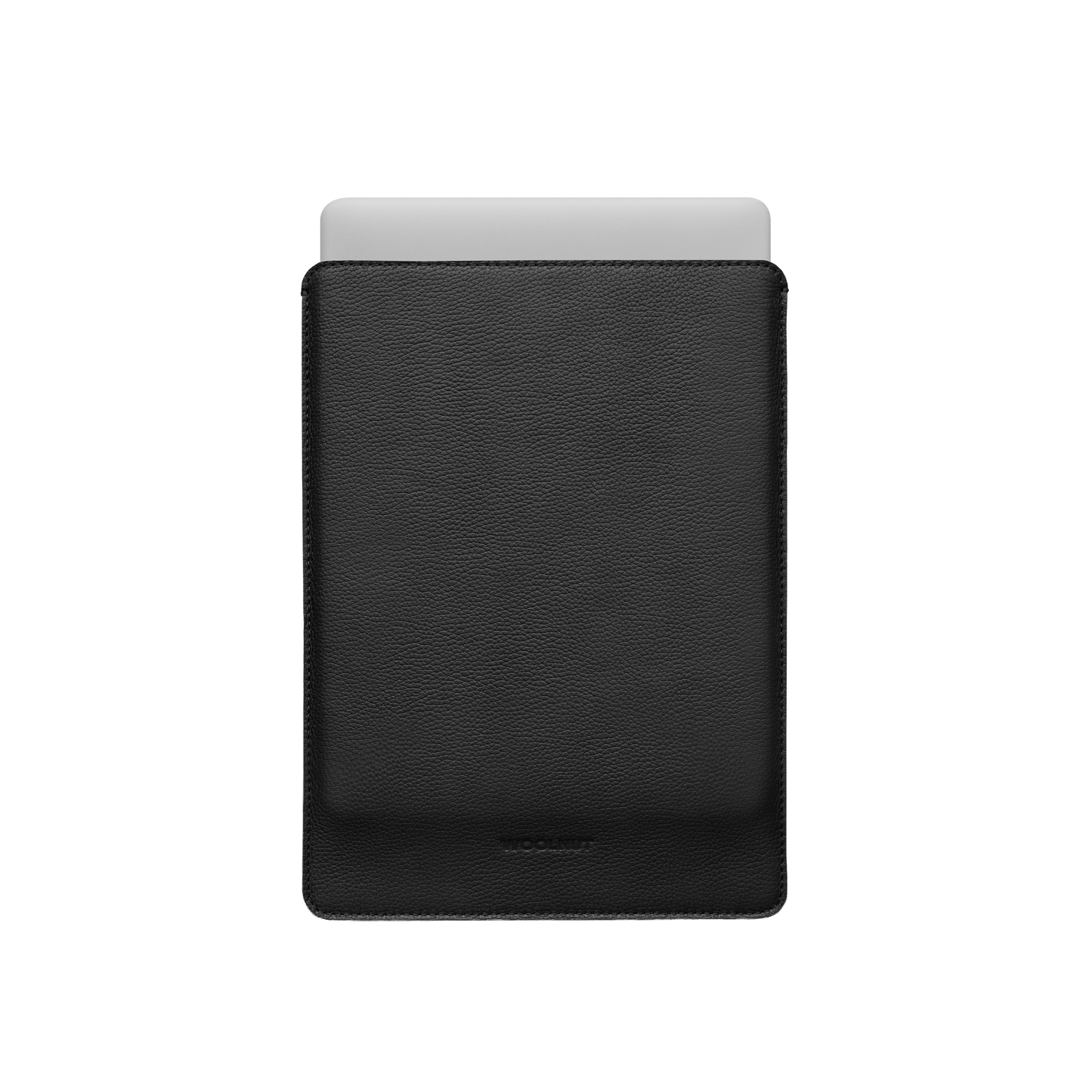 Woolnut Leather Sleeve for MacBook Neo - Black