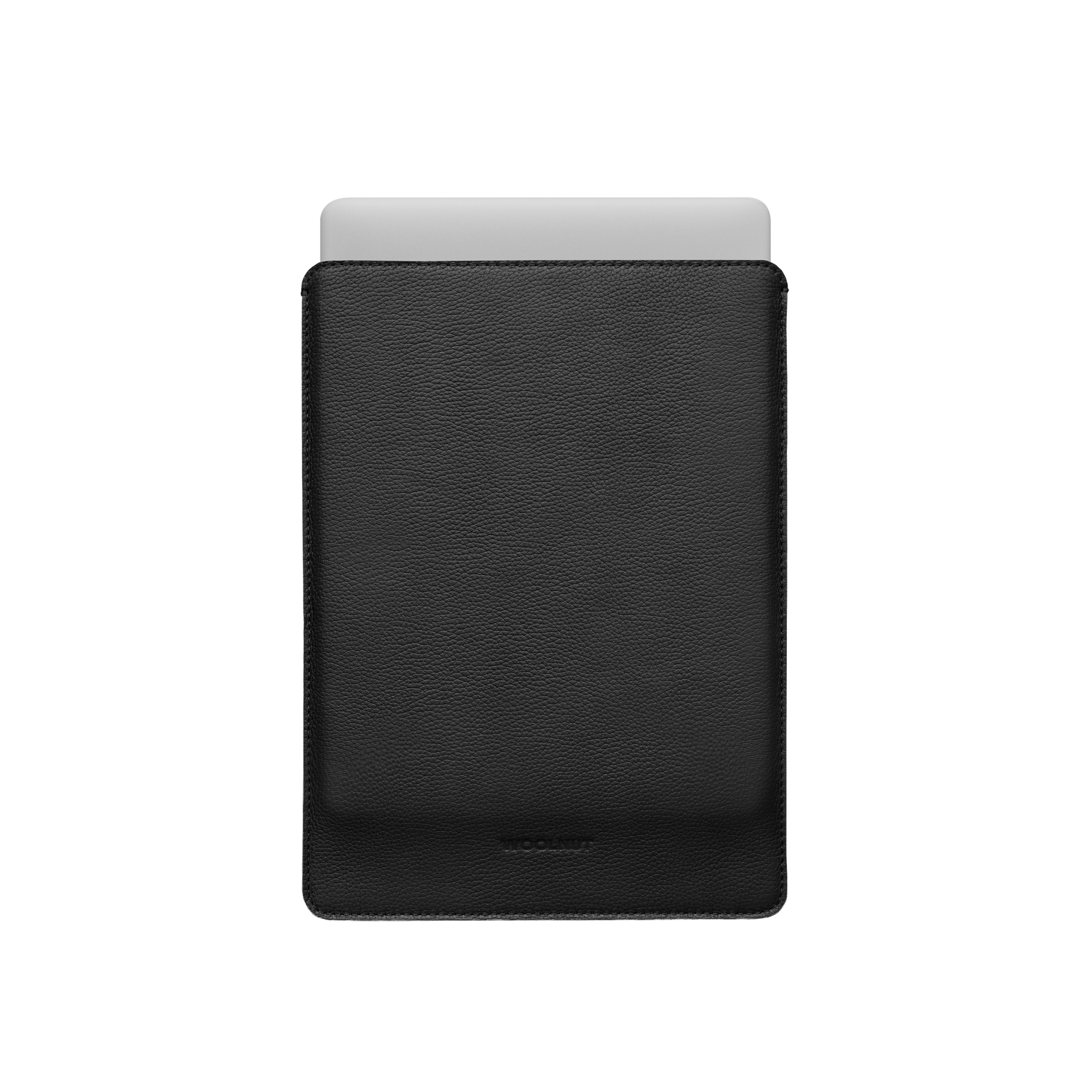 Woolnut Leather Sleeve for MacBook Neo - Black