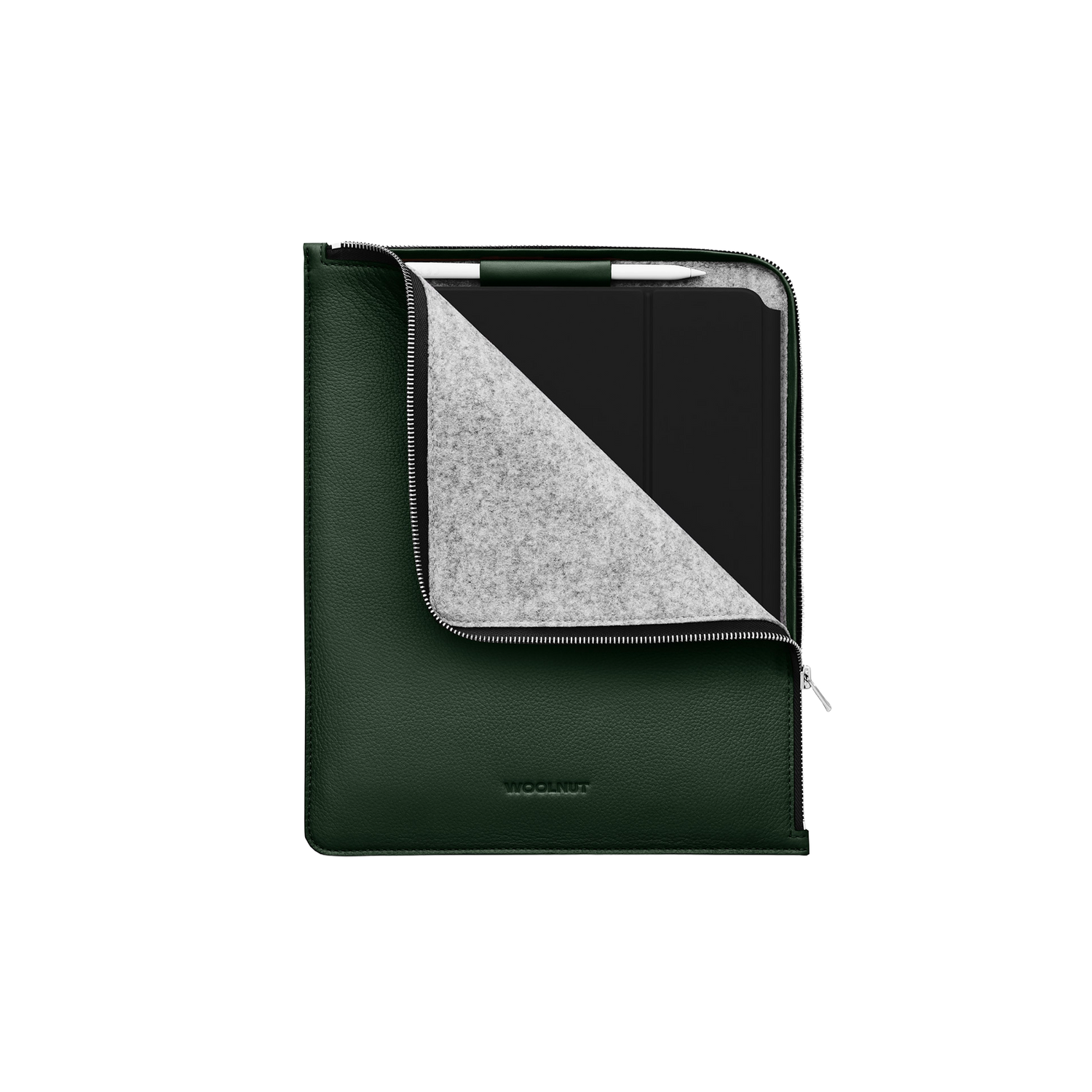 Woolnut Leather Folio for 11-inch iPad Pro & Air - Green