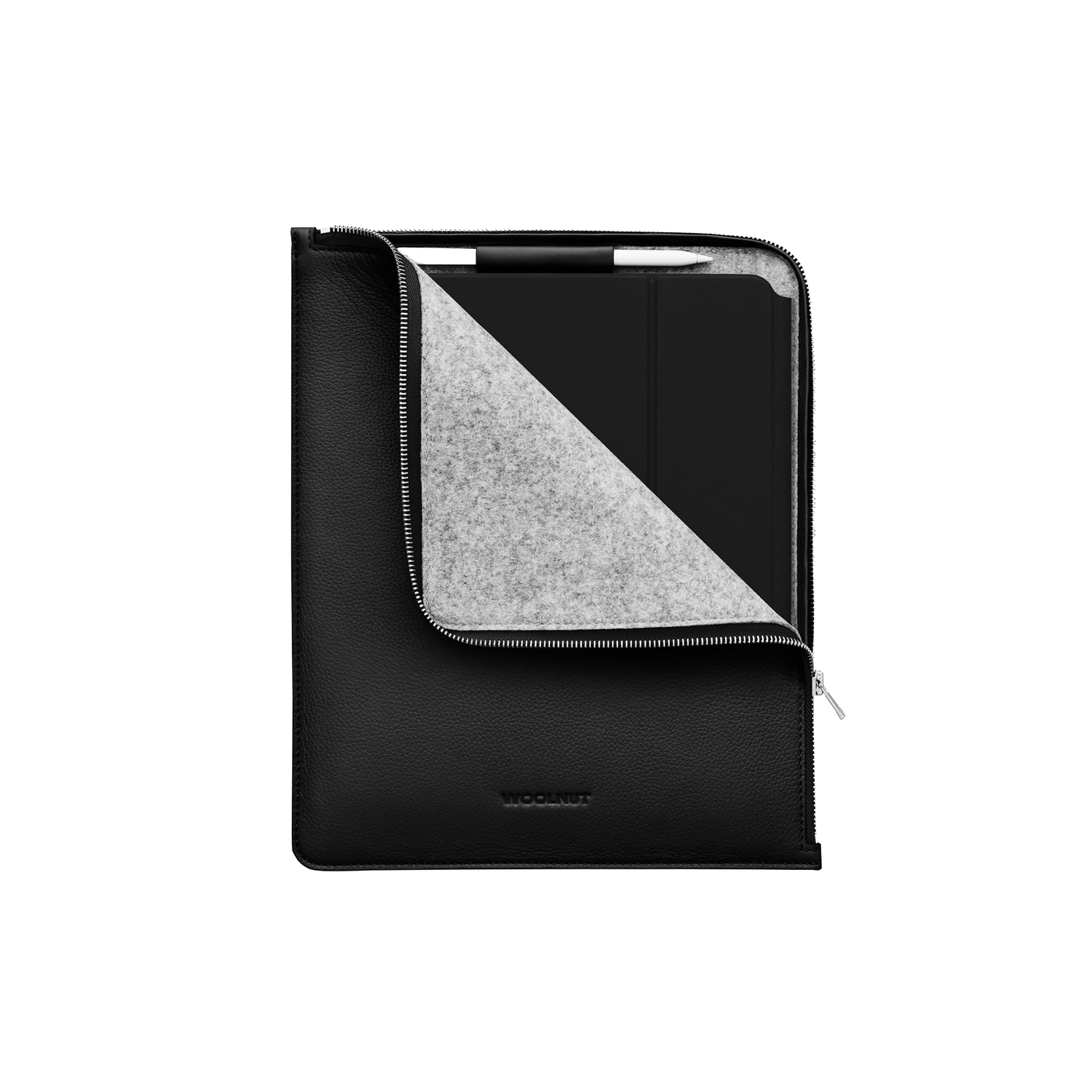 Woolnut Leather Folio for 13-inch iPad Pro & Air - Black
