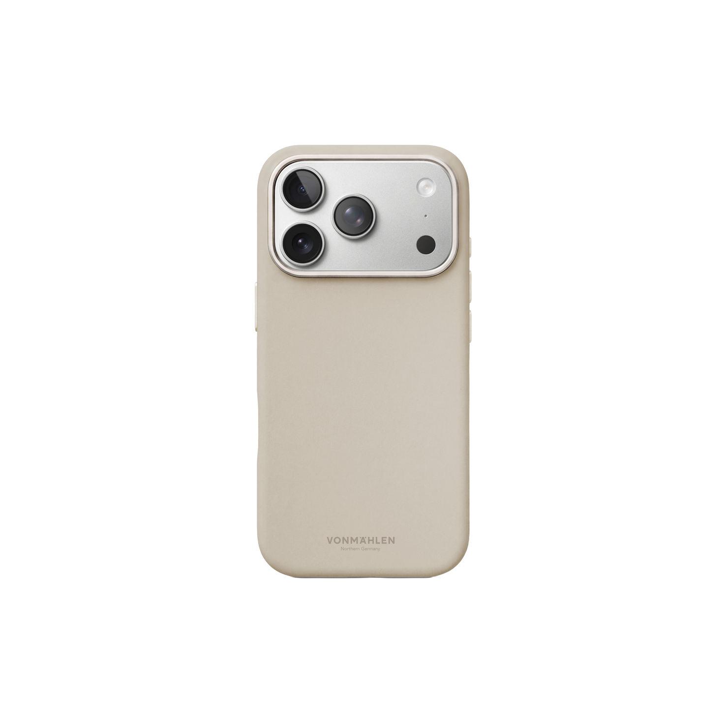 Vonmaehlen Soft Silicone Case for iPhone 18 Pro Max - Cream