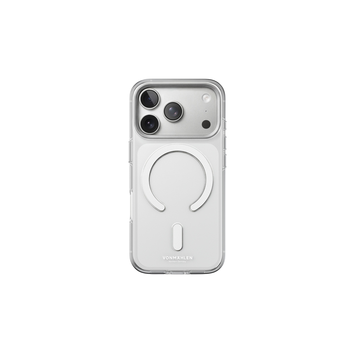 Vonmaehlen Transparent Case + Kickstand for iPhone 18 Pro