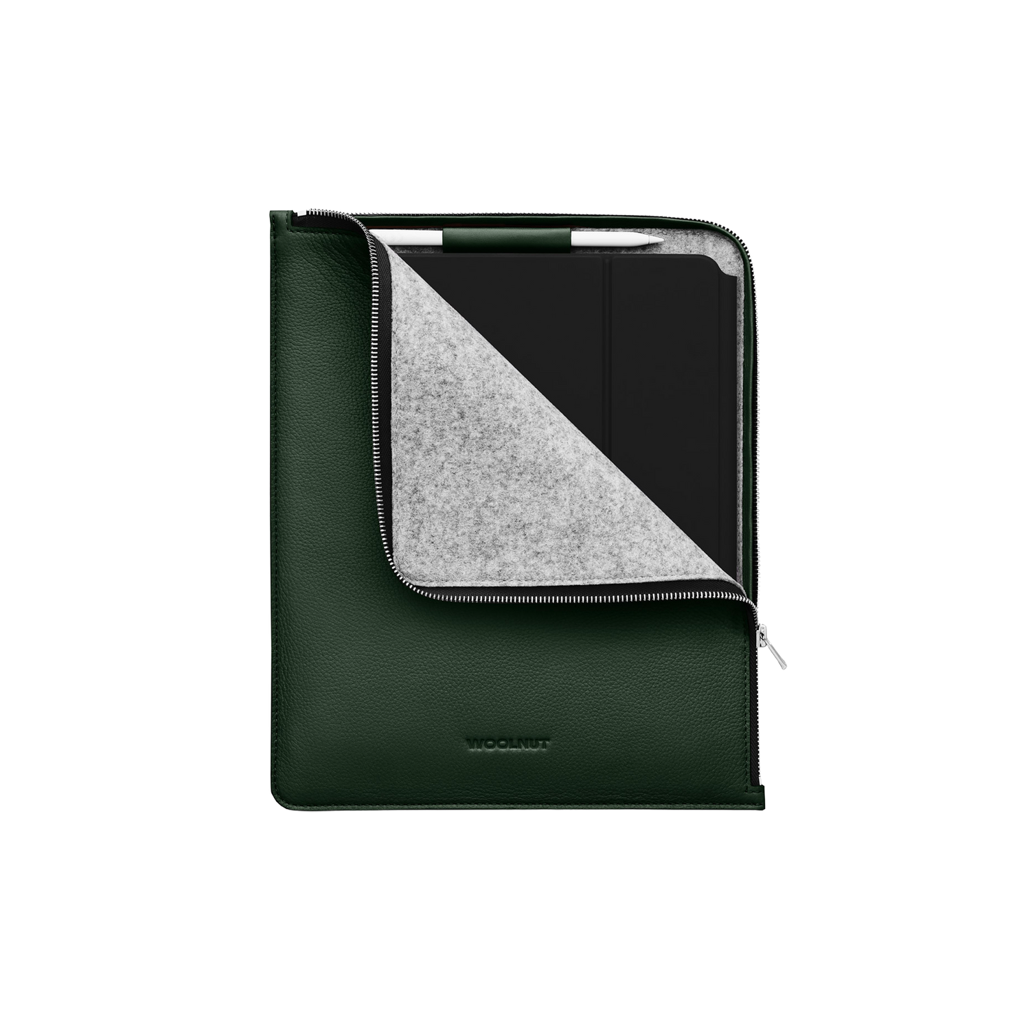 Woolnut Leather Folio for 13-inch iPad Pro & Air - Green