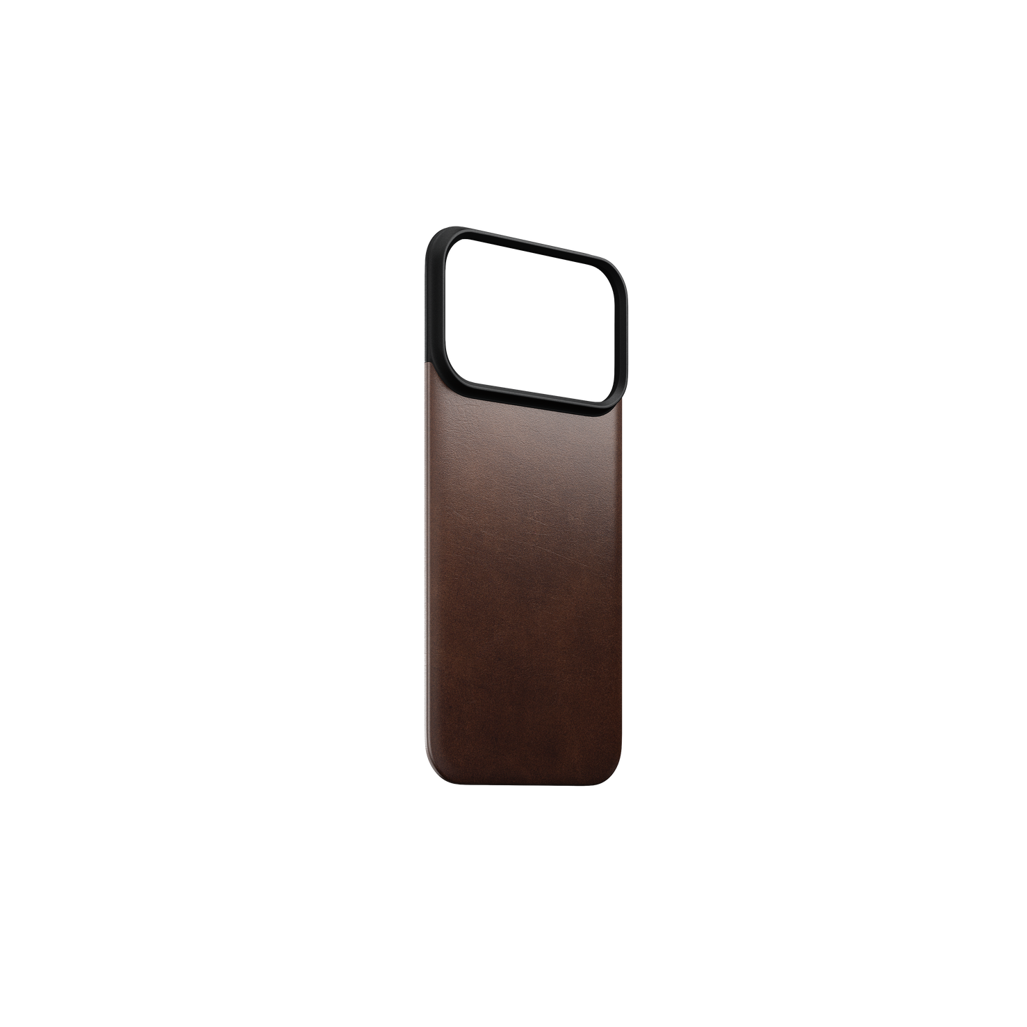 Nomad Magnetic Back with Horween Leather for iPhone 18 Pro - Rustic Brown