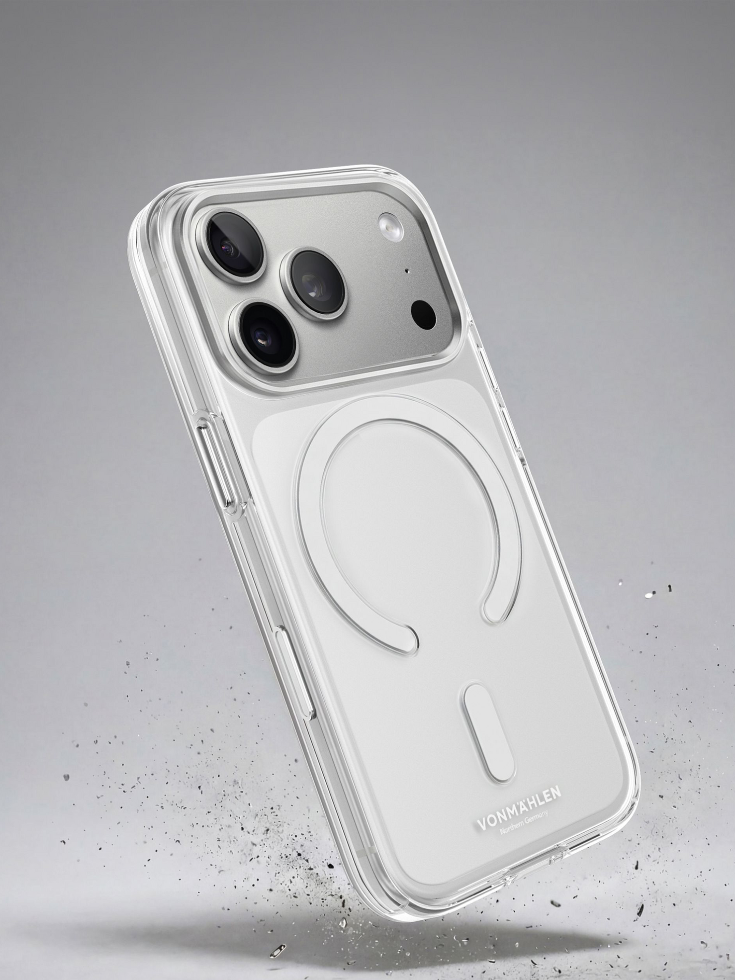 Vonmaehlen Transparent Case + Kickstand for iPhone 18 Pro