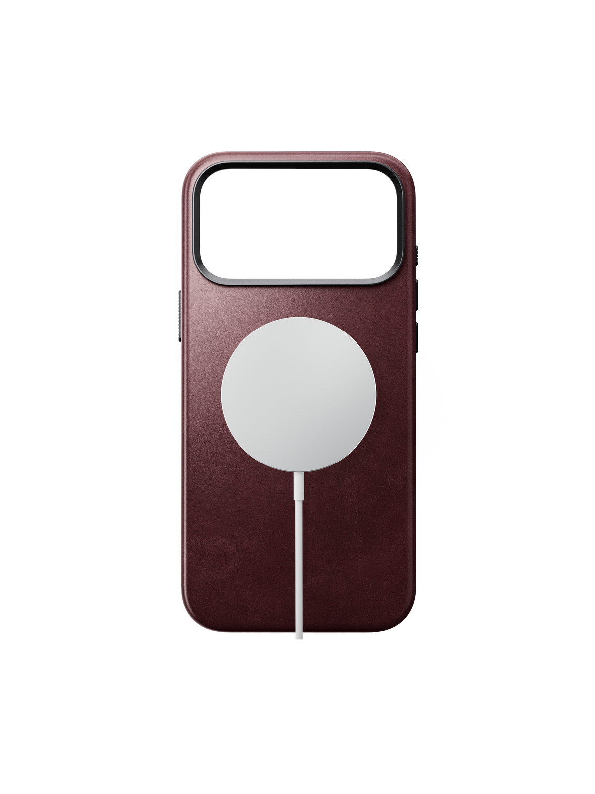 Nomad Traditional Case with Horween Leather for iPhone 18 Pro Max - Burgundy