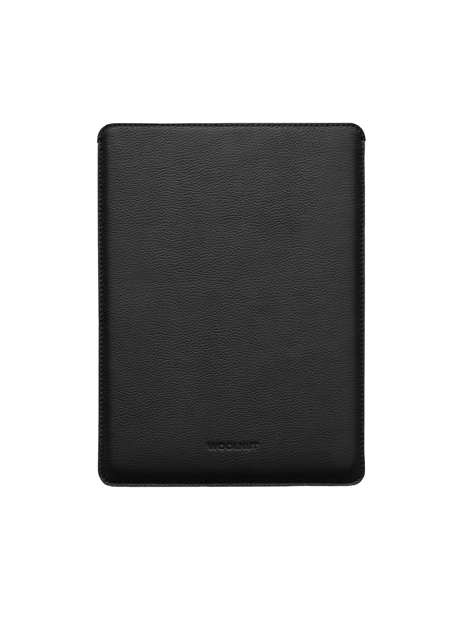 Woolnut Leather Sleeve for MacBook Neo - Black