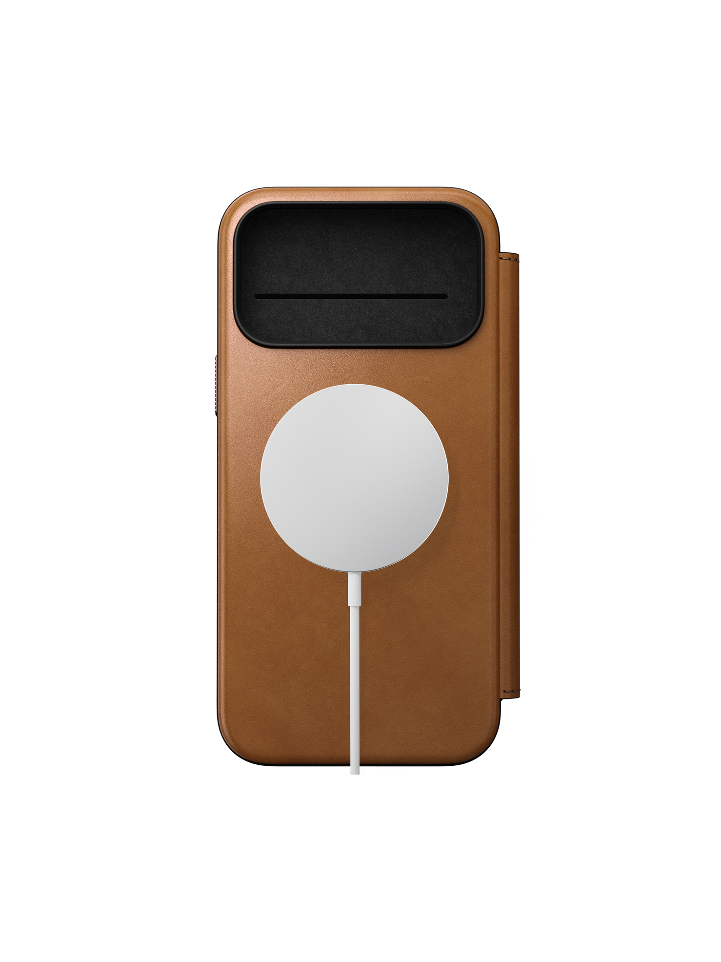 Nomad Modern Folio with Camino Leather for iPhone 18 Pro Max - English Tan