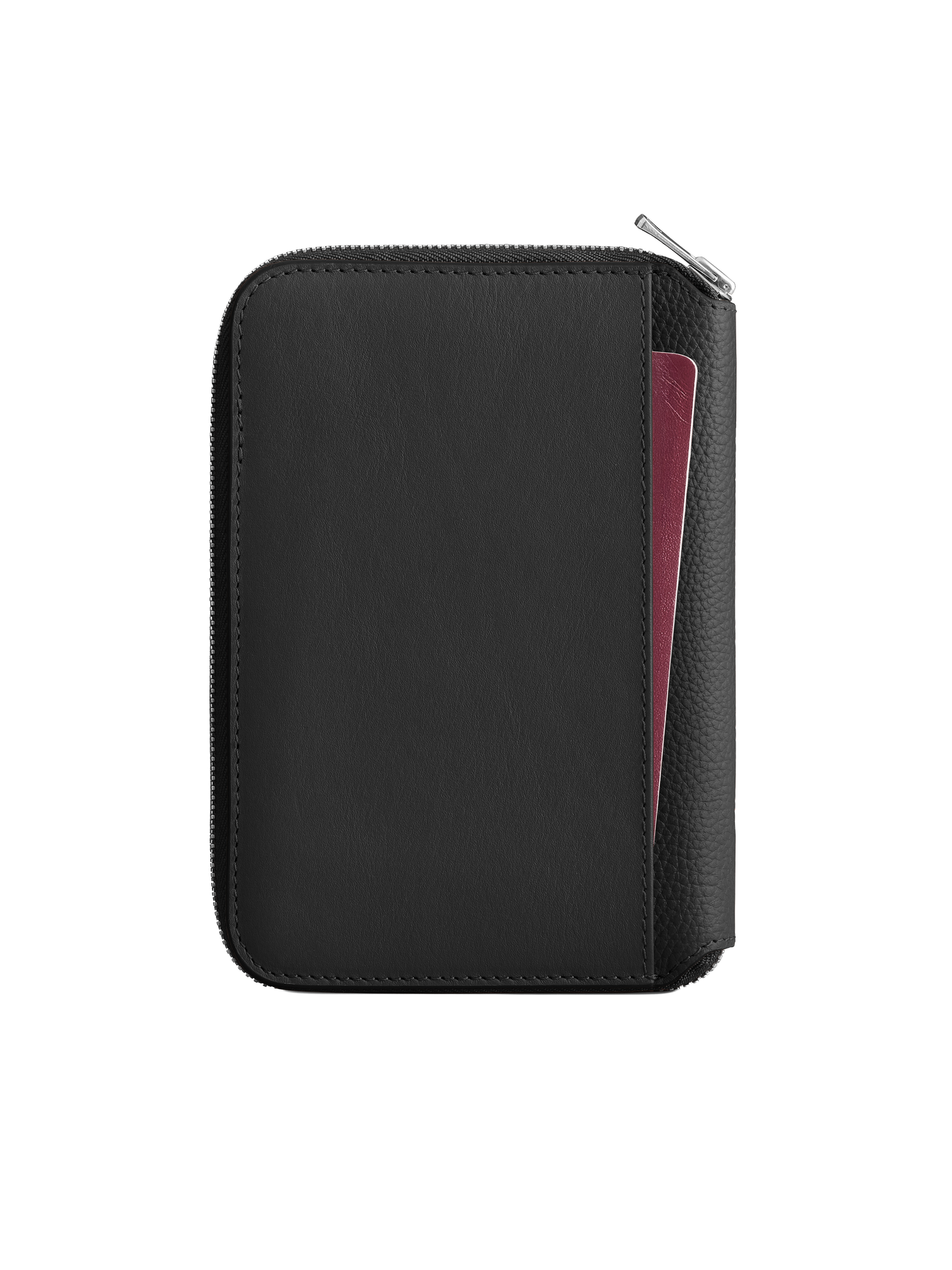 Woolnut Leather Travel Folio - Black