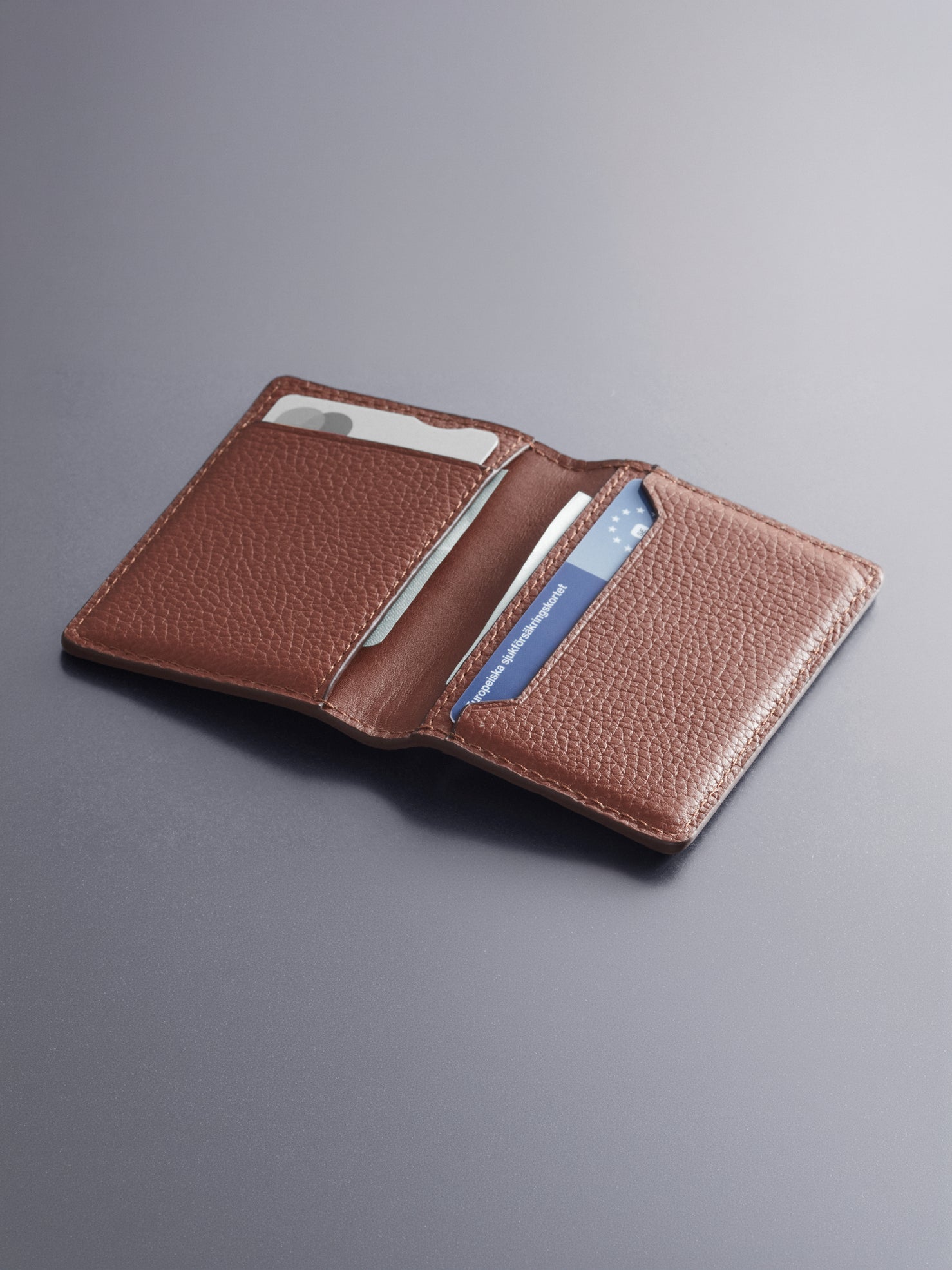 Woolnut Leather Wallet - Cognac