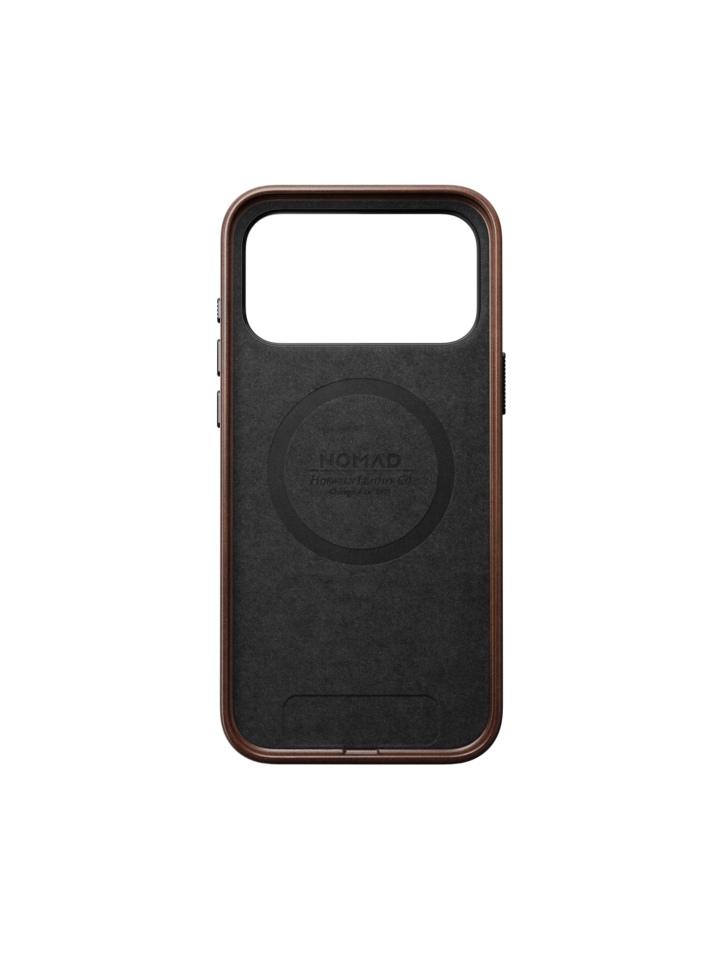 Nomad Traditional Case with Horween Leather for iPhone 18 Pro Max - Rustic Brown