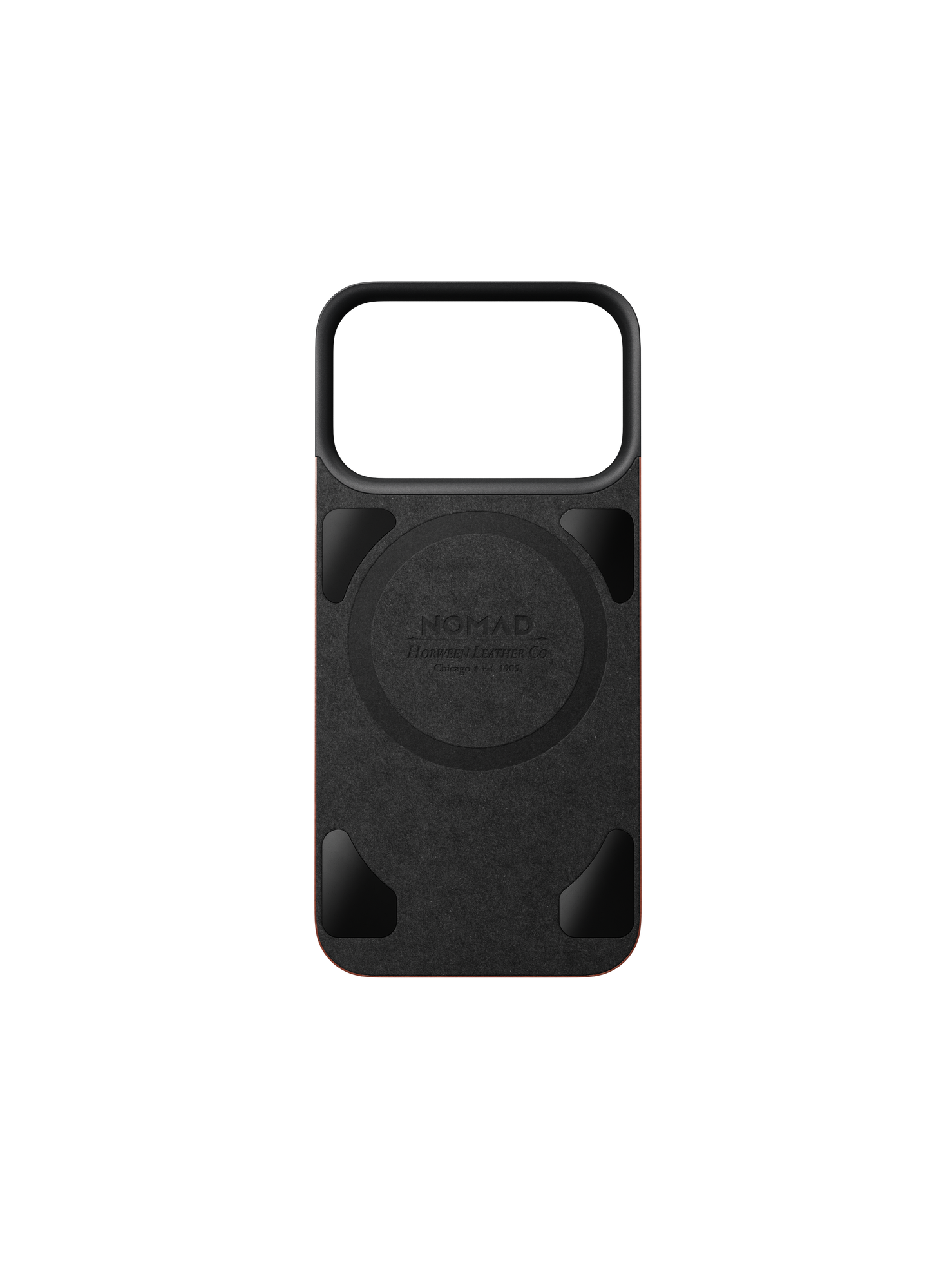Nomad Magnetic Back with Horween Leather for iPhone 18 Pro - Olde Dublin