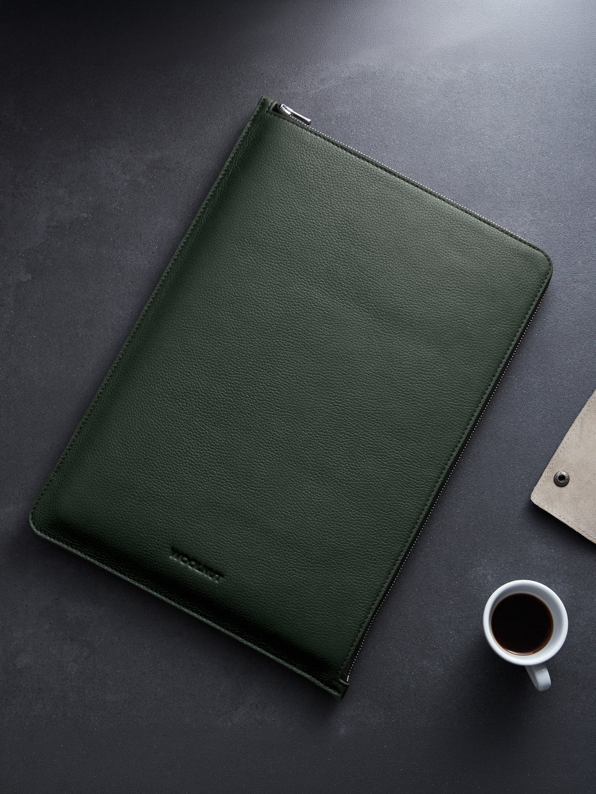 Woolnut Leather Folio for 13/14-inch MacBook - Green