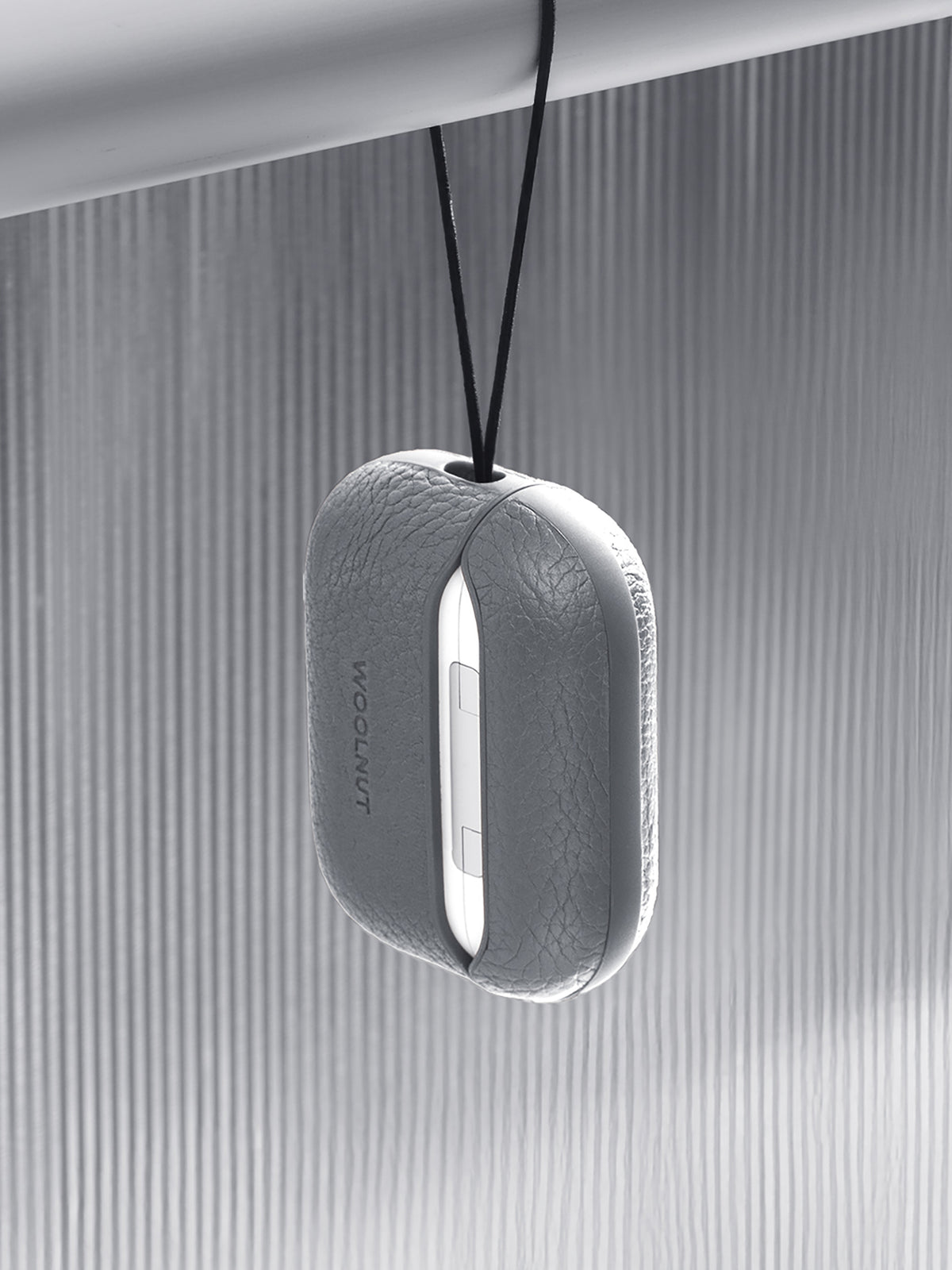 Woolnut Leather Case for AirPods Pro 3 - Grey