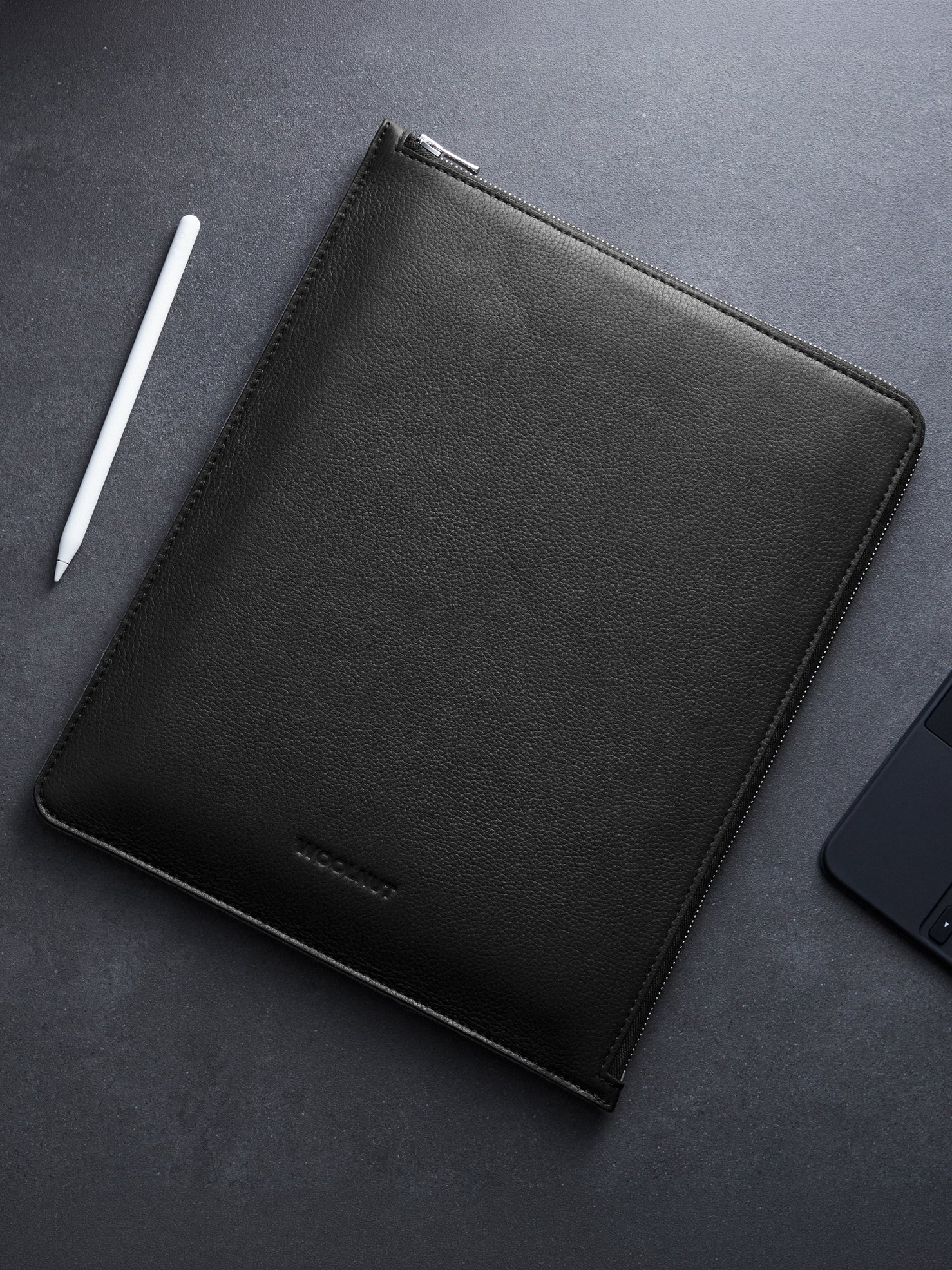 Woolnut Leather Folio for 13-inch iPad Pro & Air - Black
