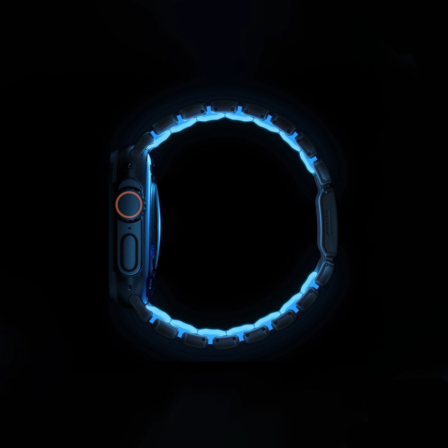 Stratos Band Icy Blue Glow