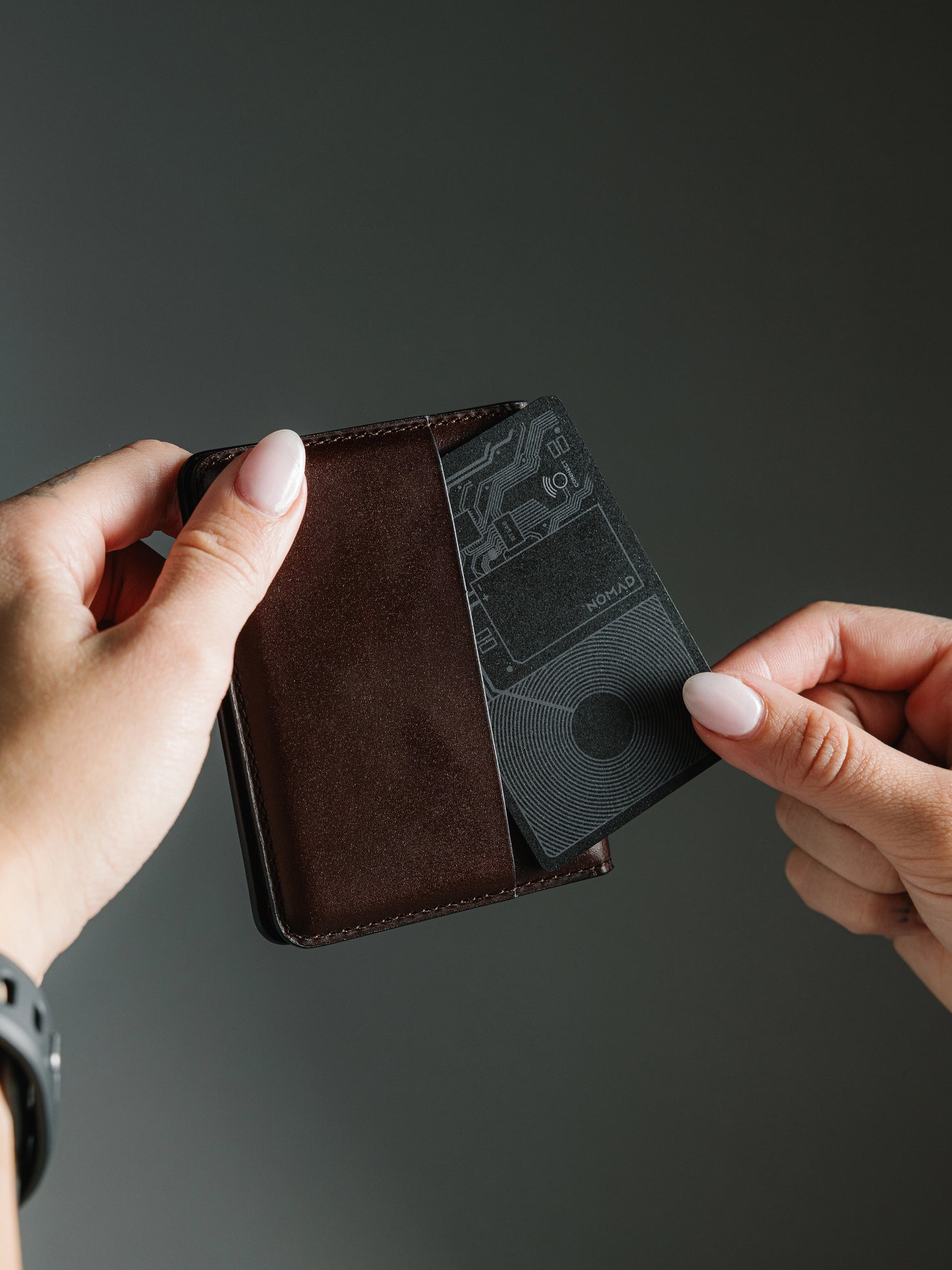 Nomad Tracking Card Air - Black - Google (Find Hub)
