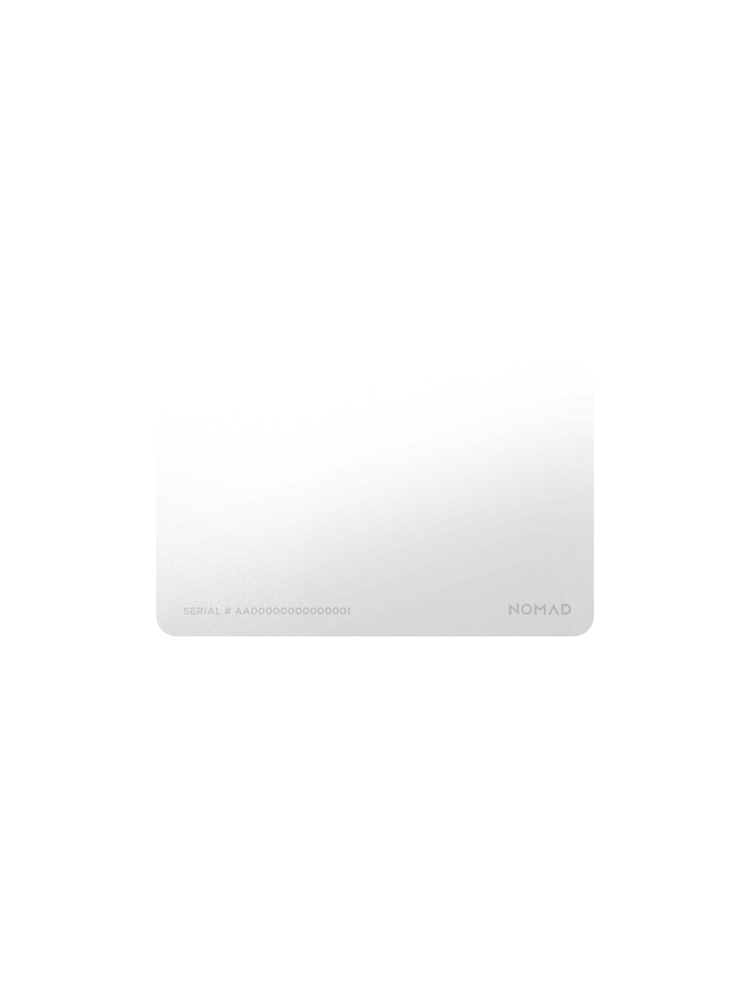 Nomad Tracking Card Air - White - Apple (Find My)