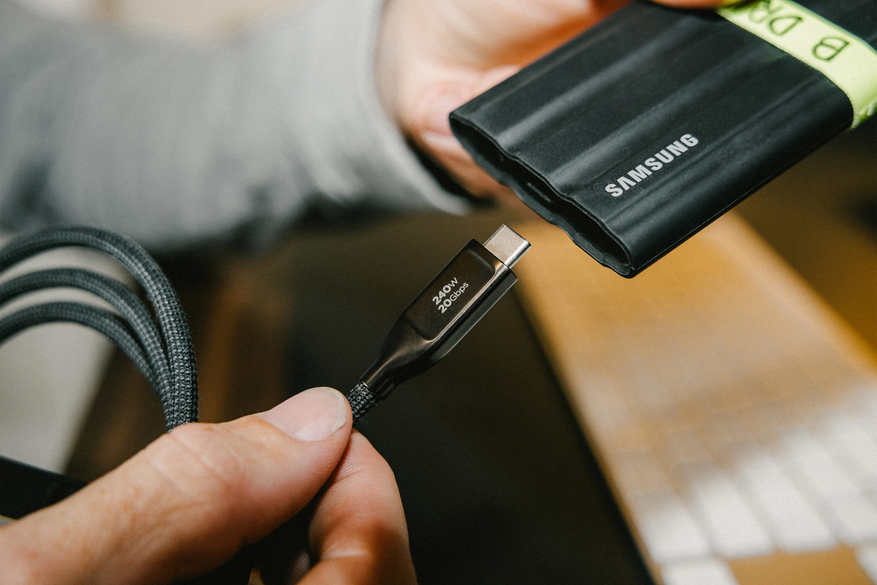Nomad USB-C Data Kevlar Cable - 1.0M - Carbide