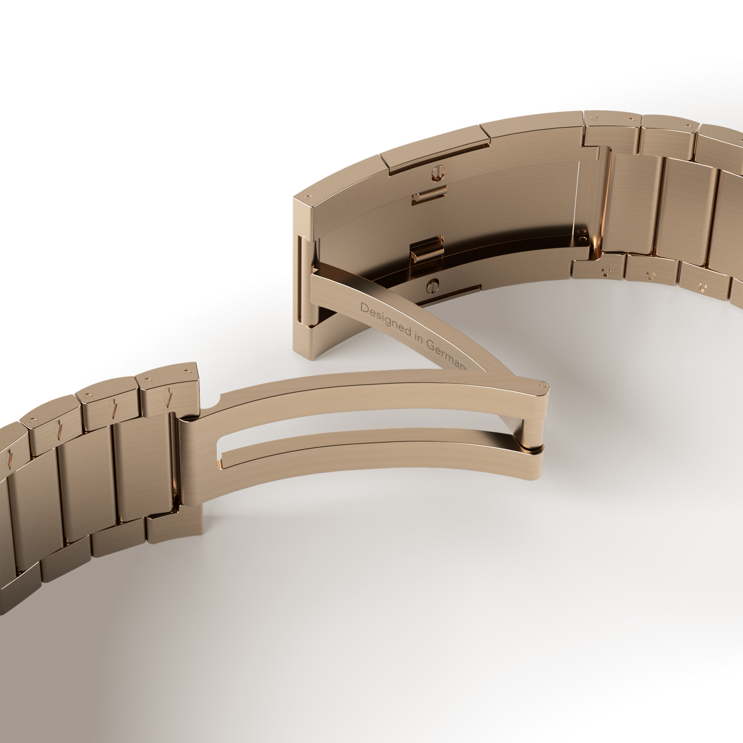 Vonmahlen Stainless Steel Link Bracelet Pro - 46/49mm - Sunset Gold