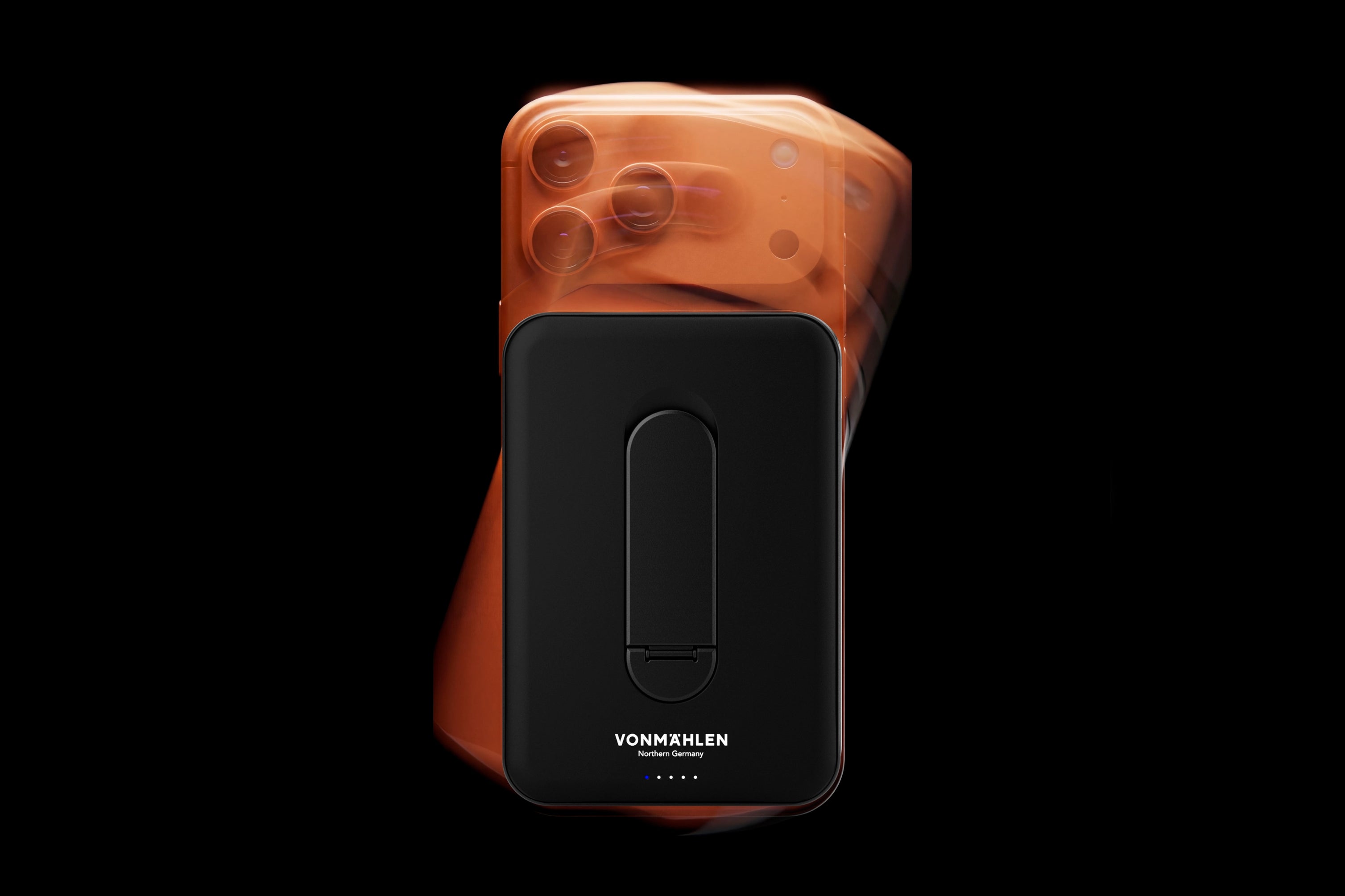 Vonmahlen Evergreen Mag 10,000 mAh 15W Power Bank with Kickstand - Black