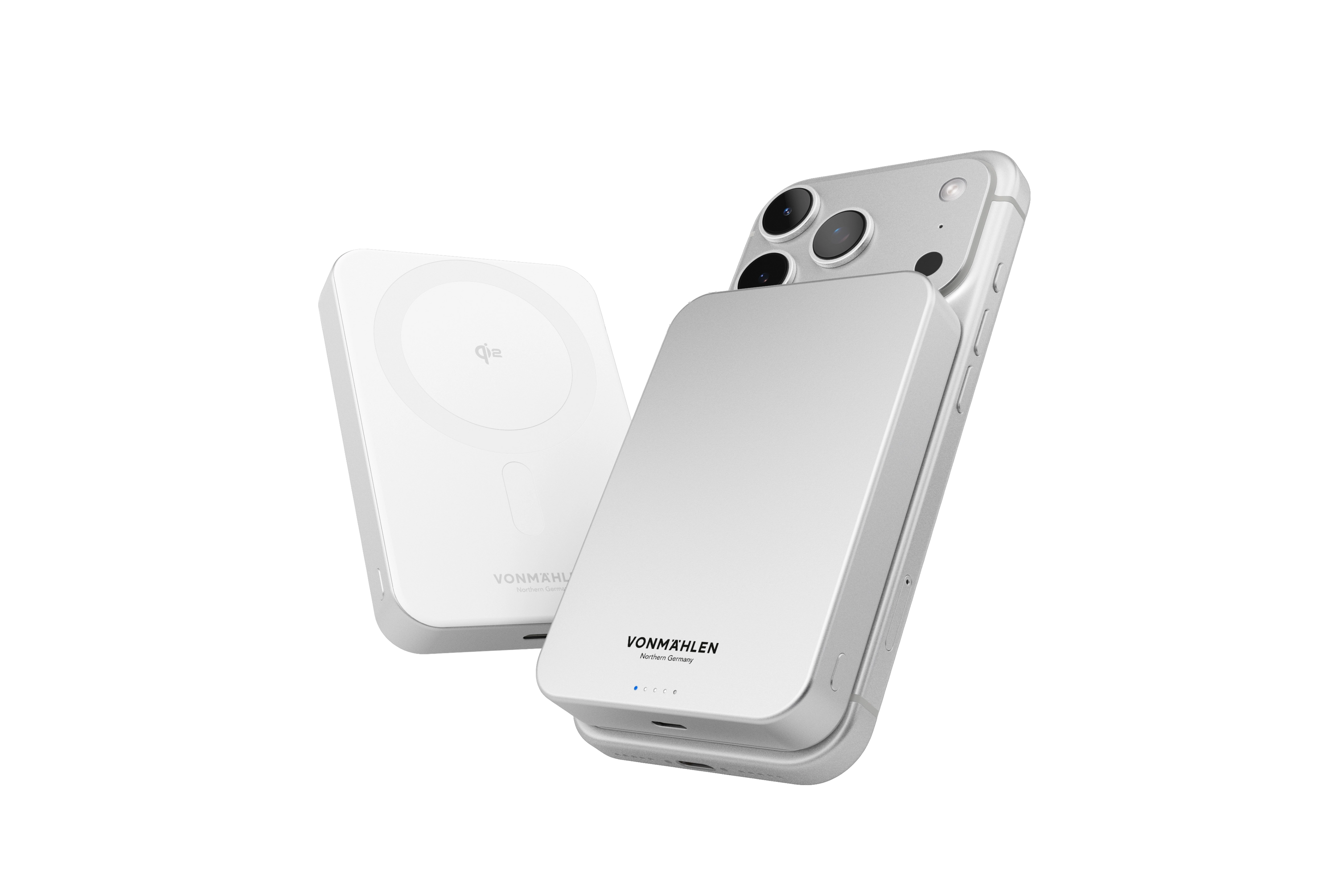 Vonmahlen Evergreen Mag 10,000 mAh 15W Power Bank - White