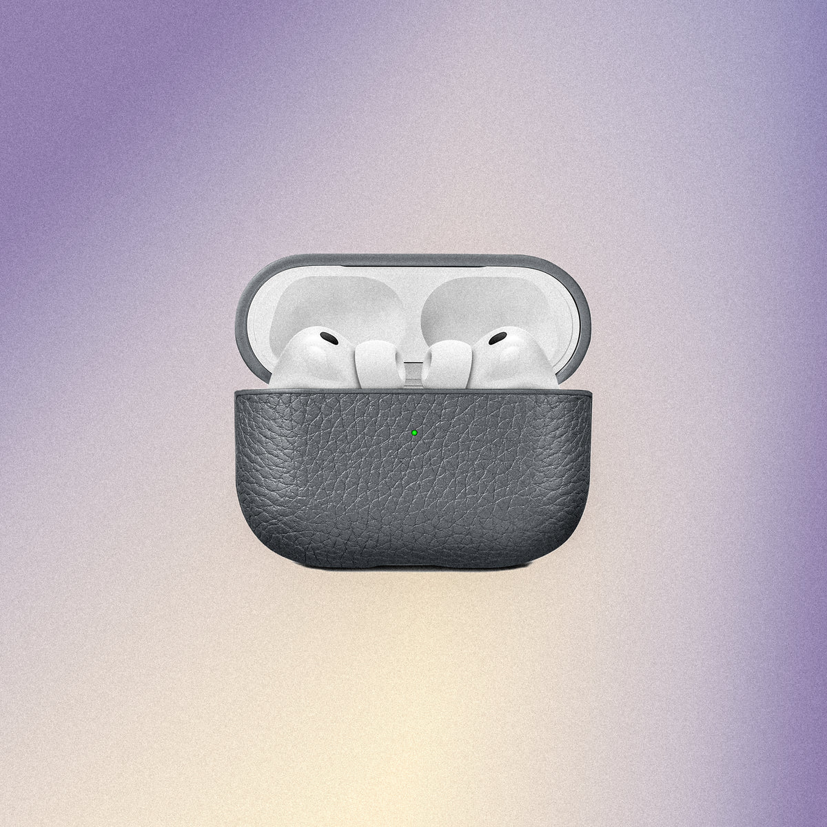 Woolnut Leather Case for AirPods Pro 3 - Grey