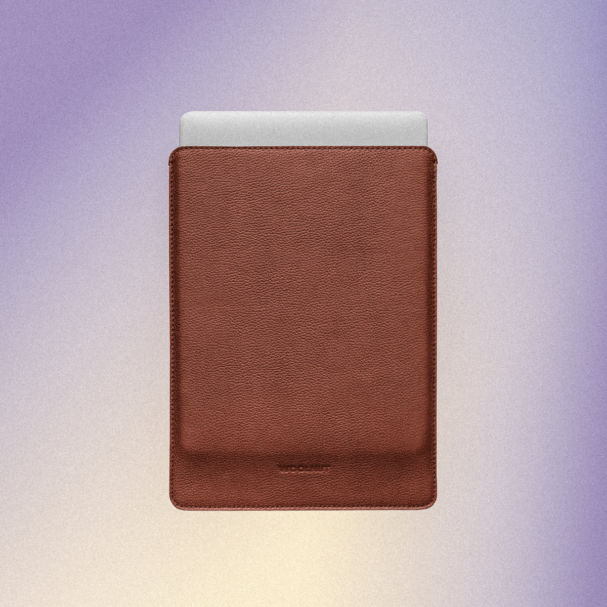 Woolnut Leather Sleeve for 14" MacBook Pro - Cognac