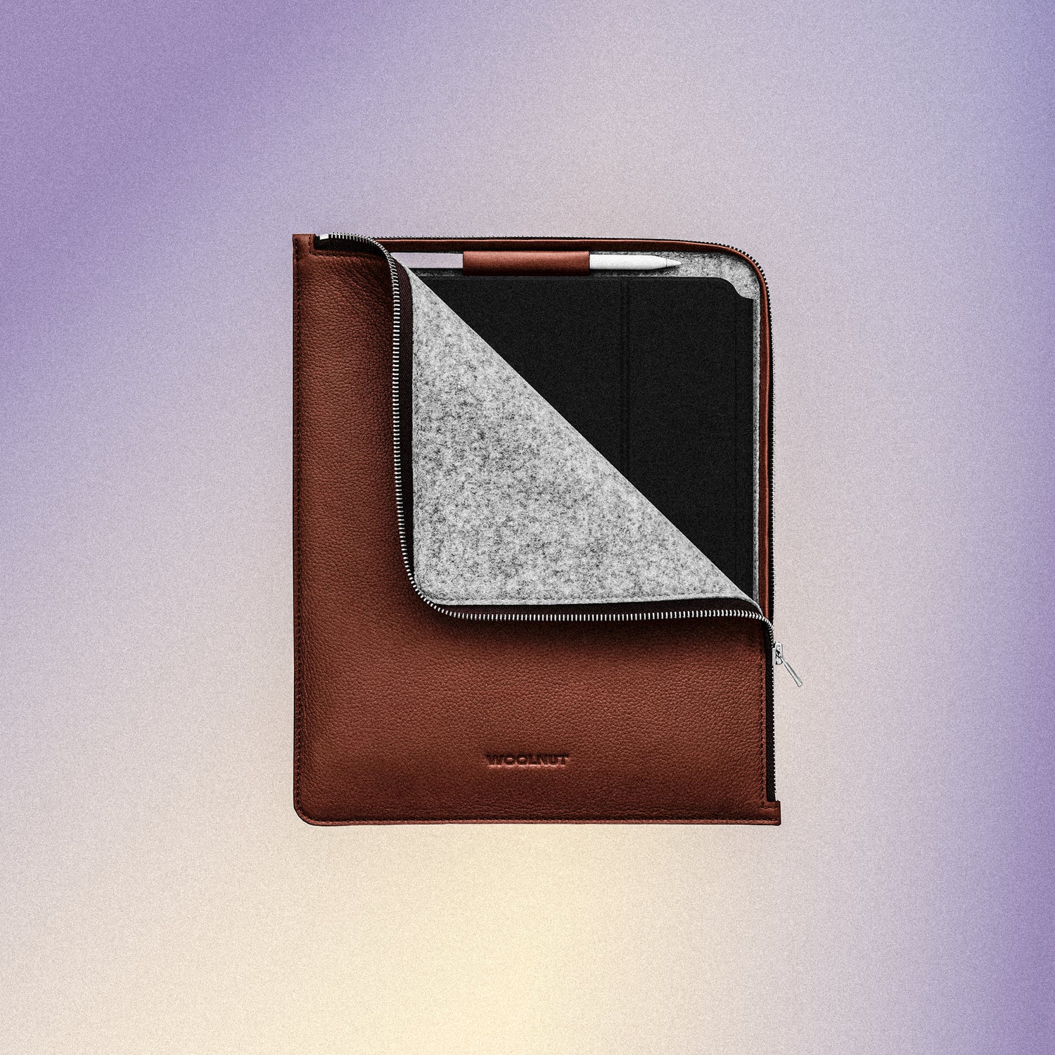 Woolnut Leather Folio for 11-inch iPad Pro & Air - Cognac