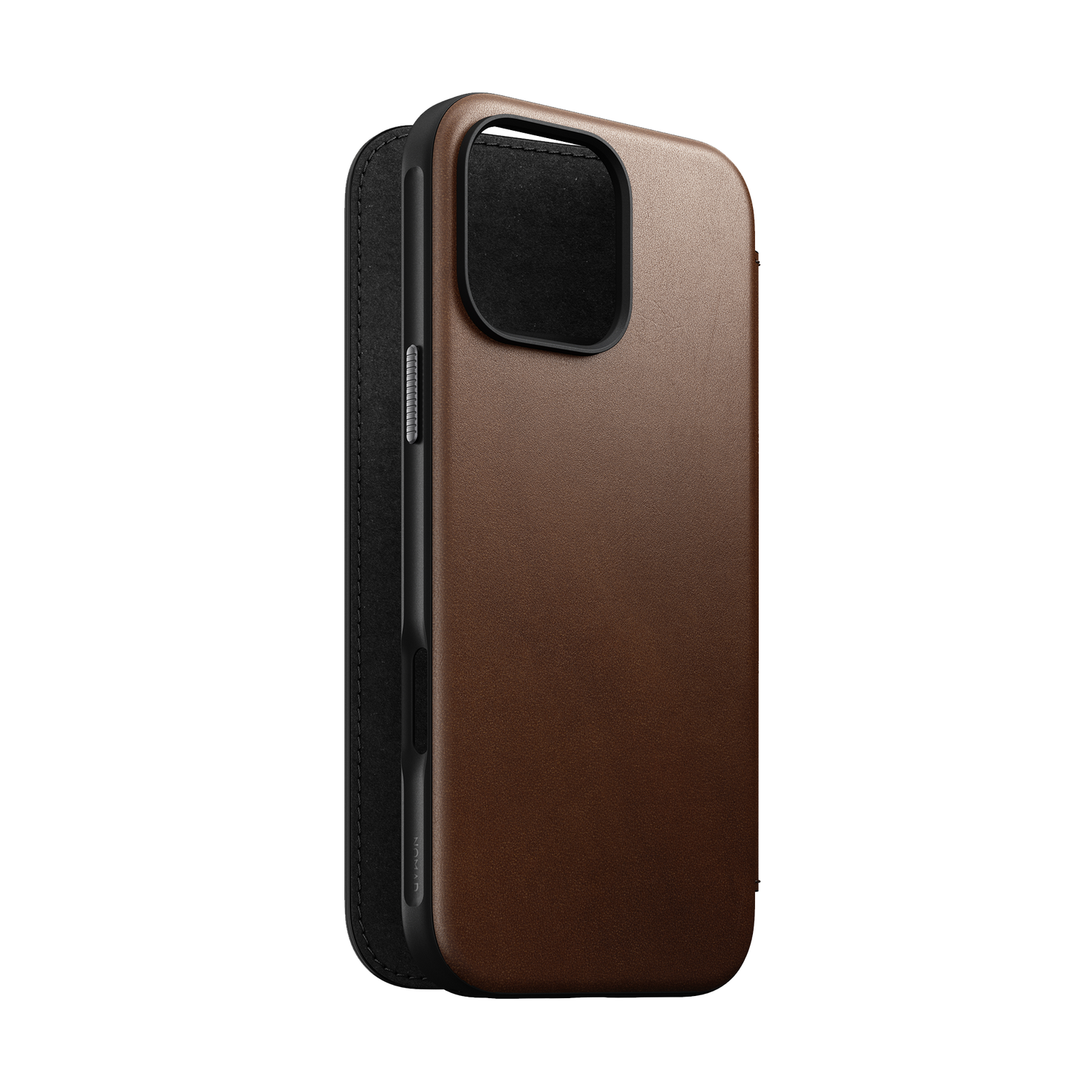 Nomad Modern Leather Folio for iPhone 16 Pro Max - Brown