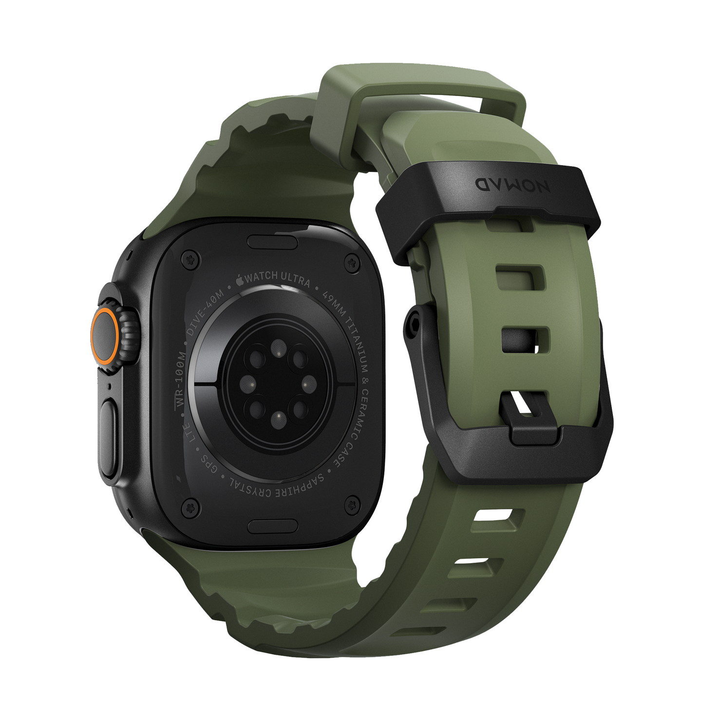 Nomad Rocky Point Band - 46/49mm - Black Hardware - Forest