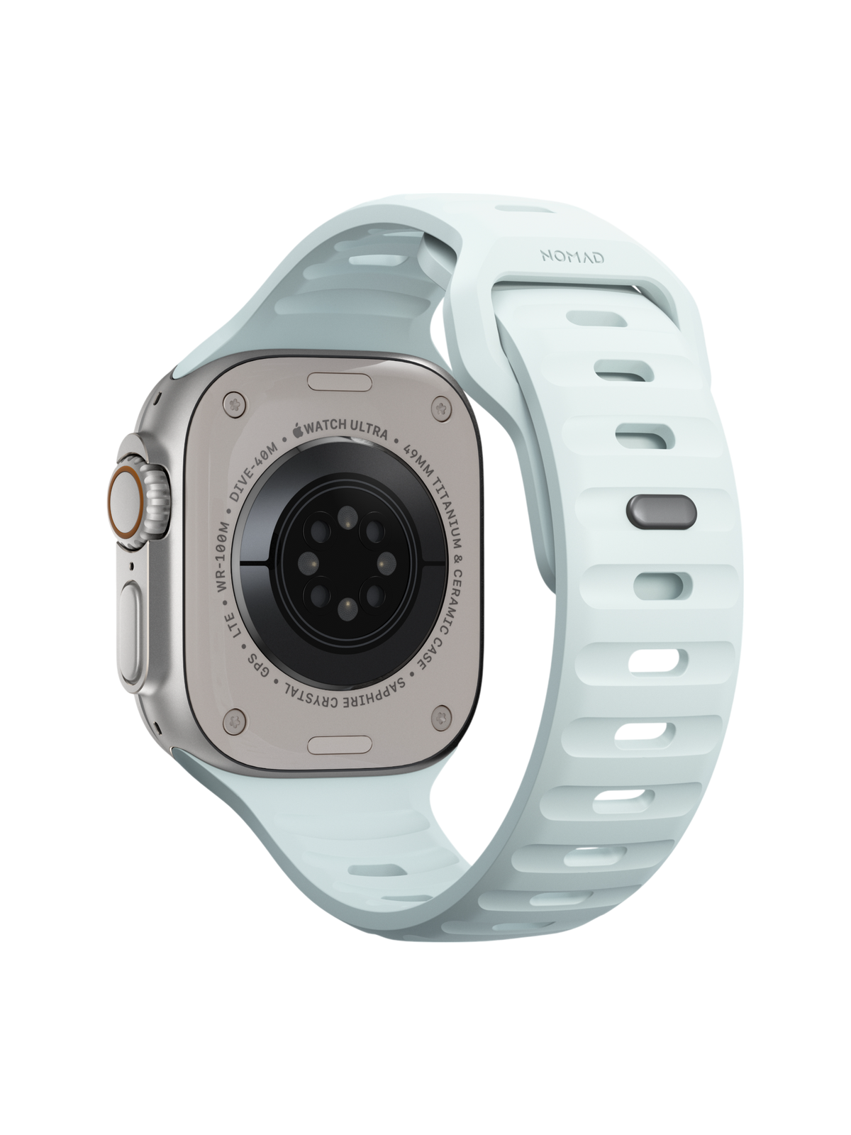 Nomad Sport Band - 46/49mm - Icy Blue Glow - Limited Edition