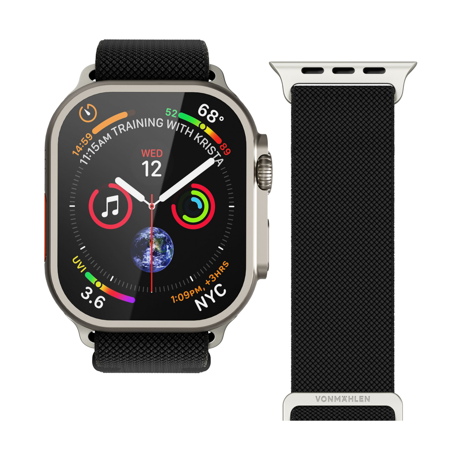 Vonmahlen Classic Nylon Loop - 42mm - Black