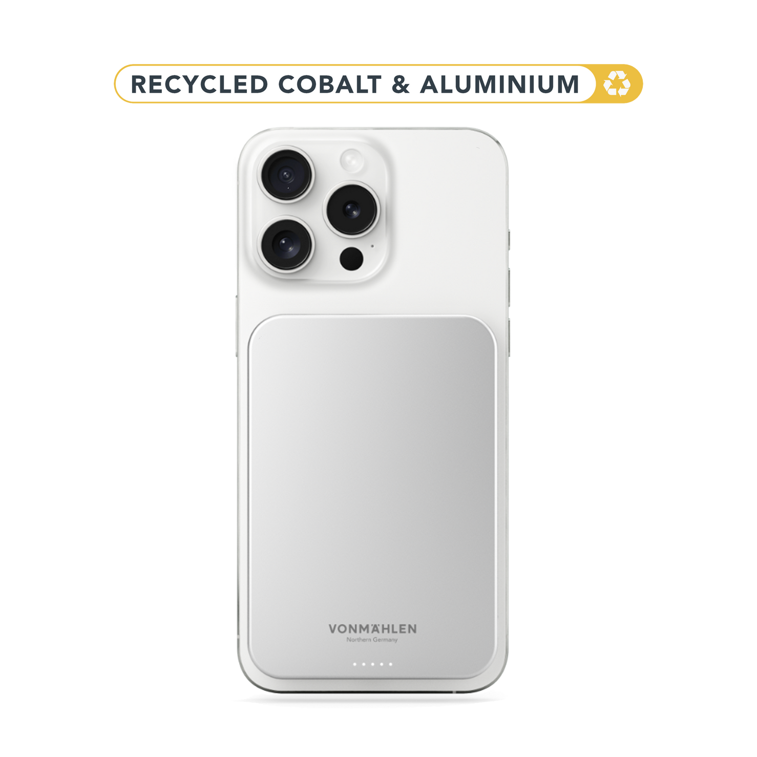 Vonmahlen Evergreen Mag Magnetic Power Bank - White