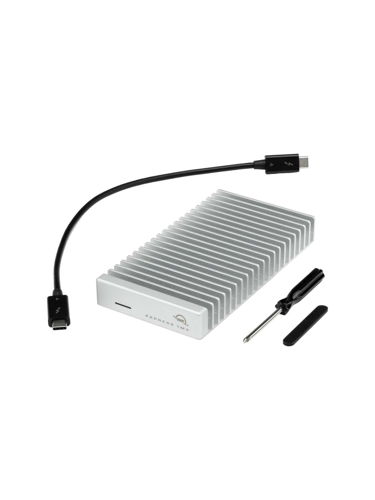 OWC Express 1M2 USB4 (80Gb/s) Bus-Powered Portable NVMe SSD Enclosure