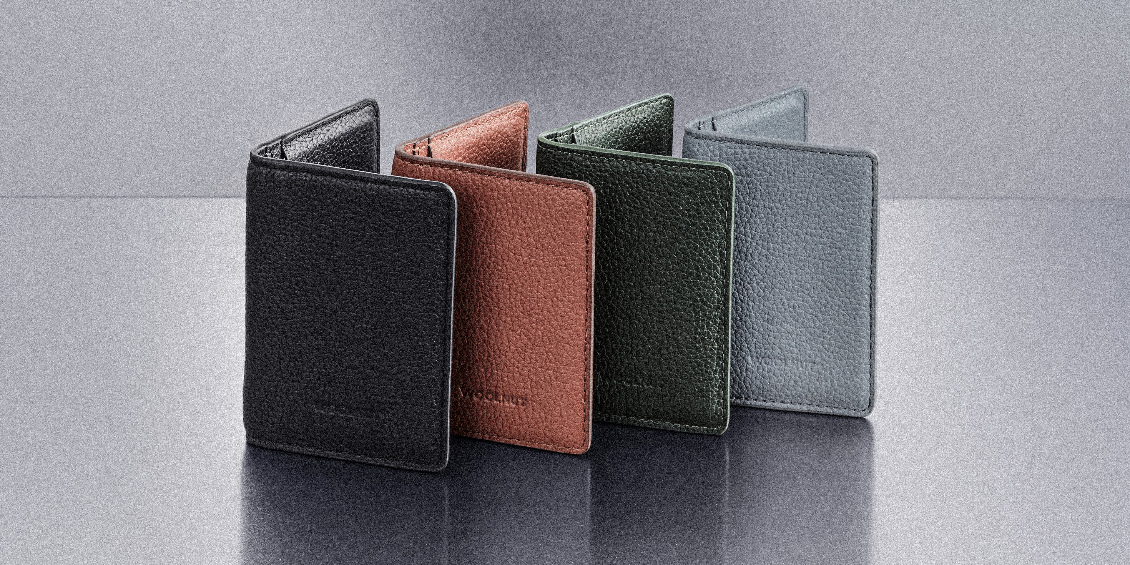 Woolnut Leather Wallet - Cognac