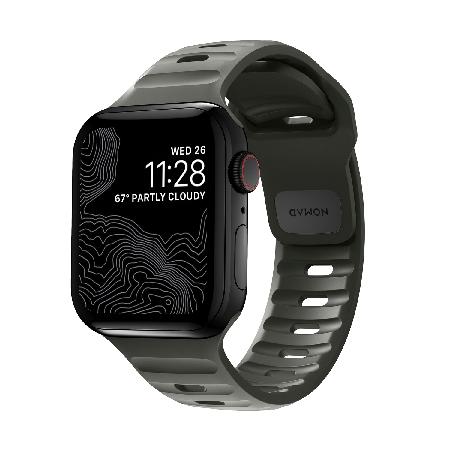 Nomad Sport Band - 46/49mm - Ash Green