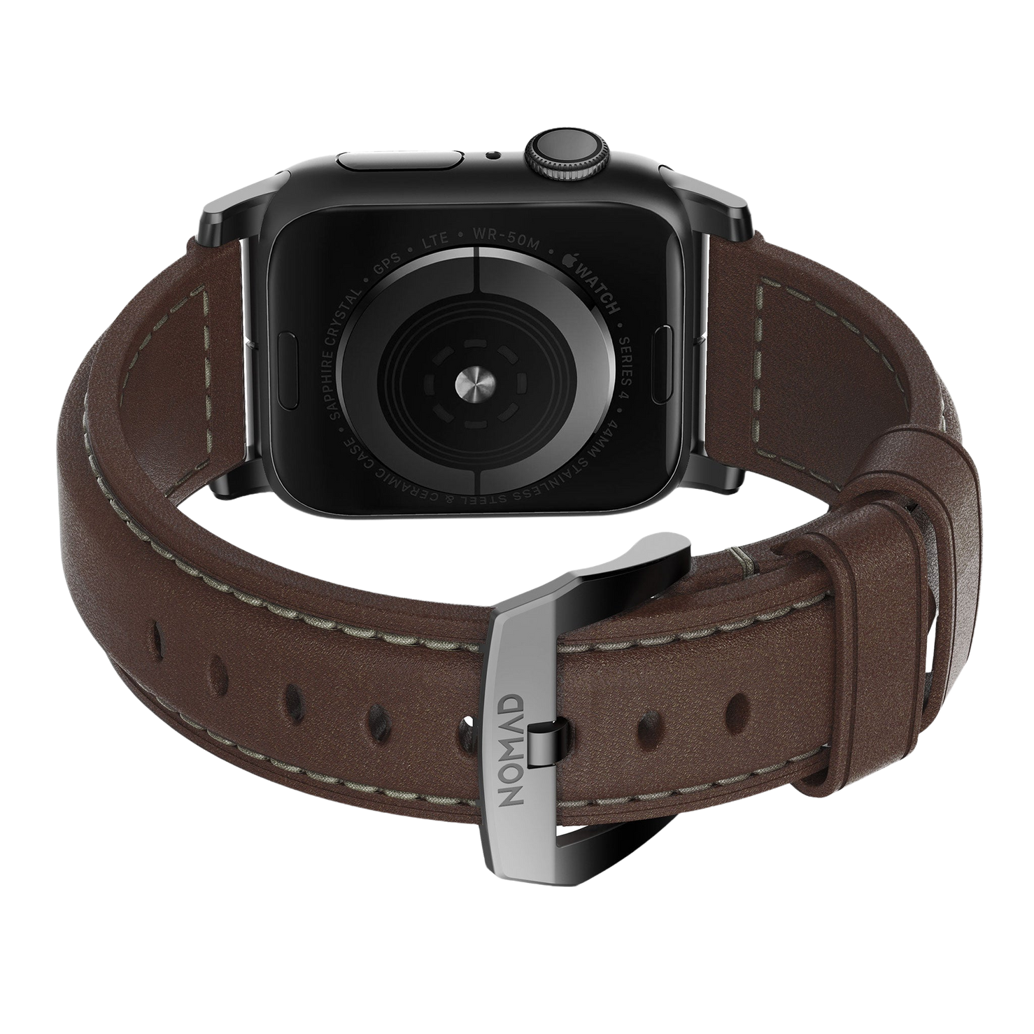 Nomad Traditional Band - 46/49mm - Black Hardware - Brown