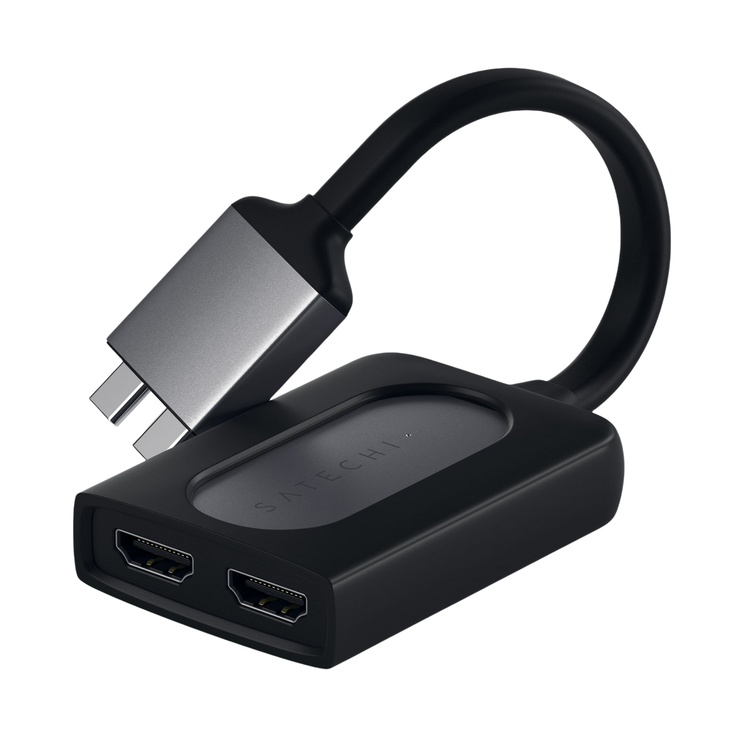 Satechi USB-C Dual HDMI Adapter - Space Grey